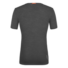 Salewa Funktionsunterwäsche Tshirt Zebru Fresh (aus Merino- und Tencel) schwarz Herren